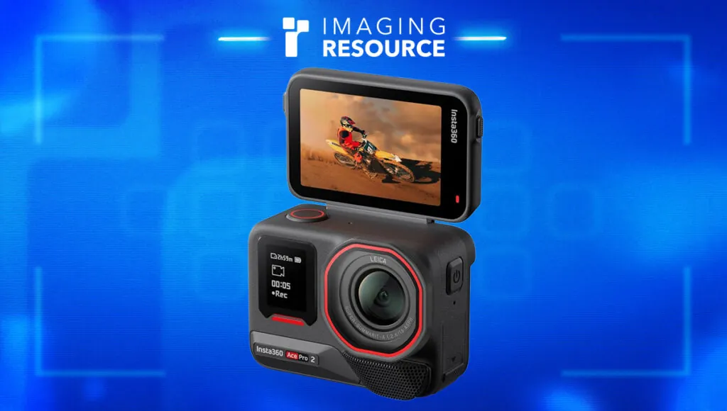 Insta360 X5 360 camera on a motorcycle touring route