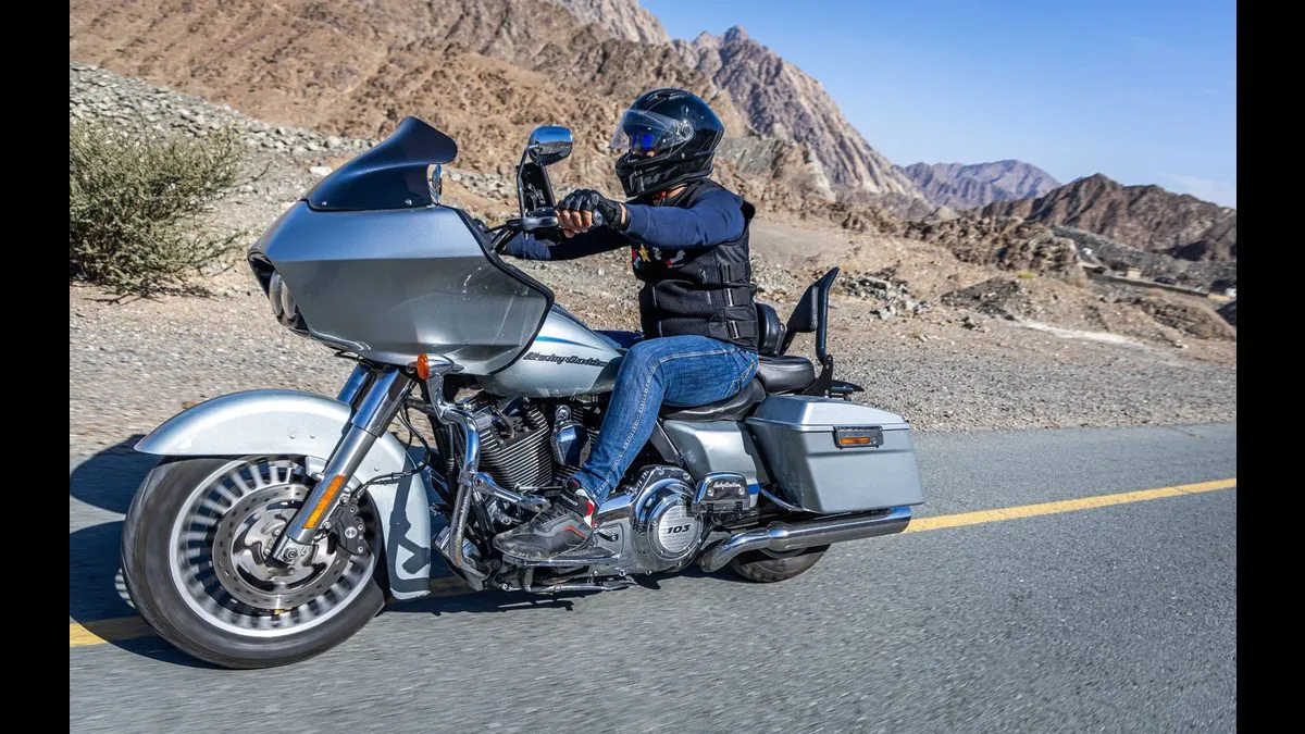 Indian Pursuit motorcycle with touring upgrades