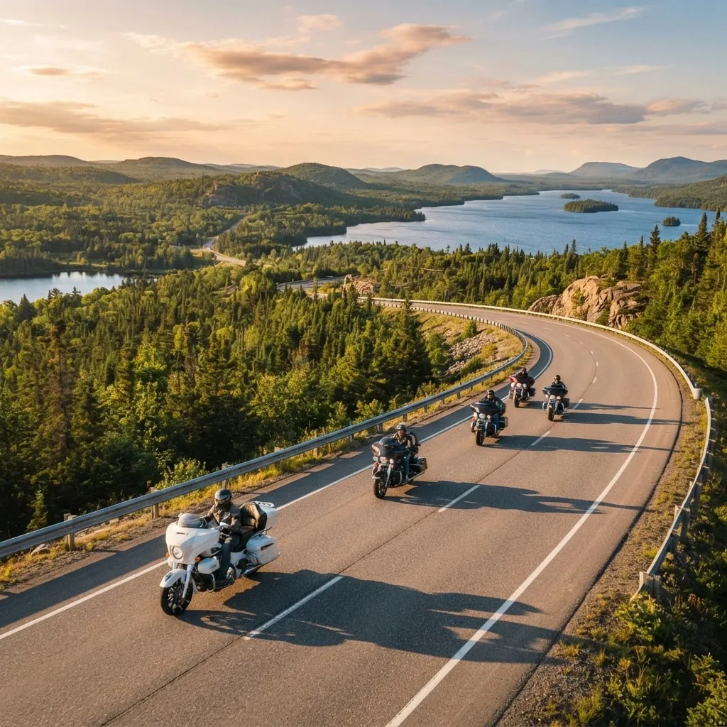 Solo vs group motorcycle touring