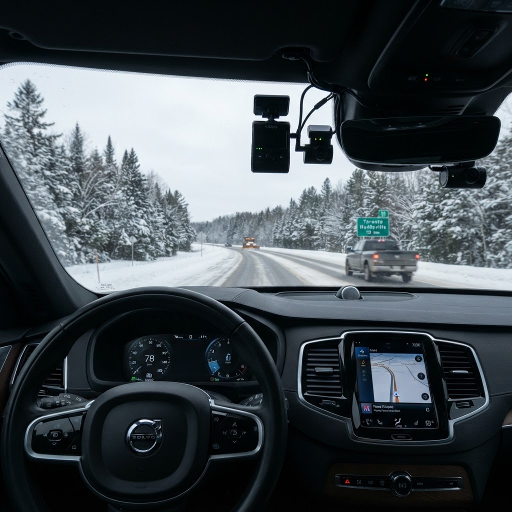 Three dash cameras compared for Canadian driving conditions