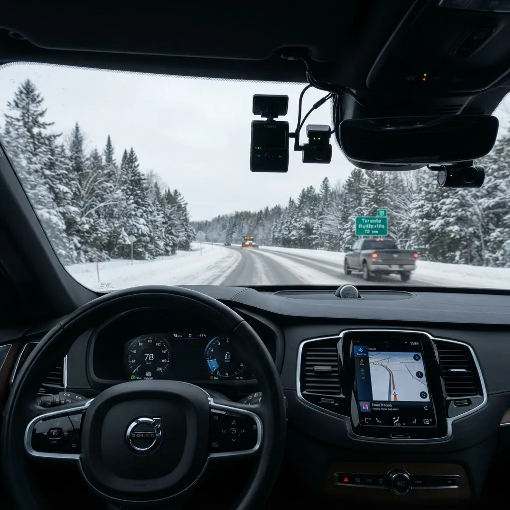 Three dash cameras compared for Canadian driving conditions