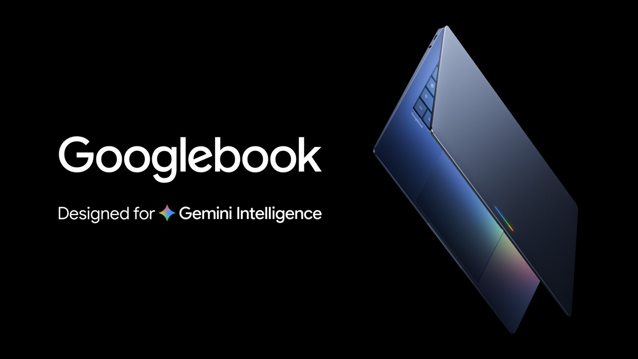 Googlebook laptop concept for Gemini Intelligence