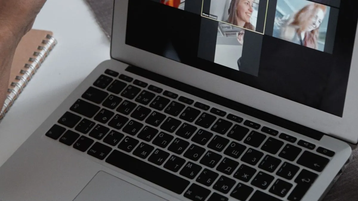 Webcam setup for home office video calls