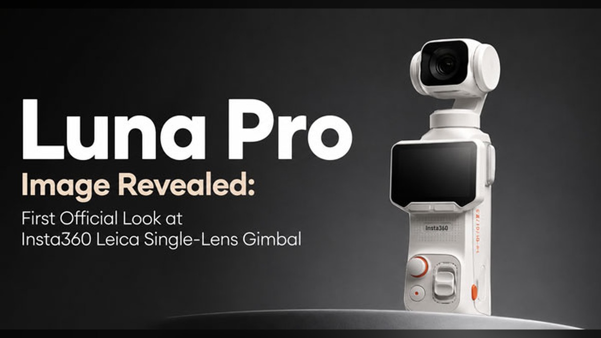 Insta360 Luna gimbal camera for smooth walk-and-talk footage