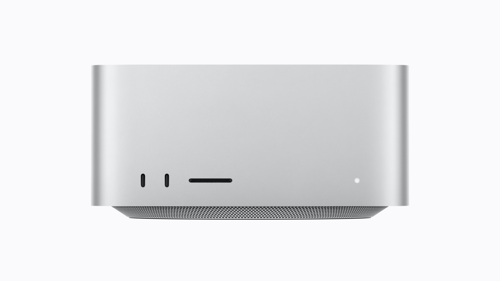 Apple Mac Studio M5 desktop computer for video editing