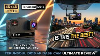 TerunSoul D016 4K Dash Cam Unboxing and Review