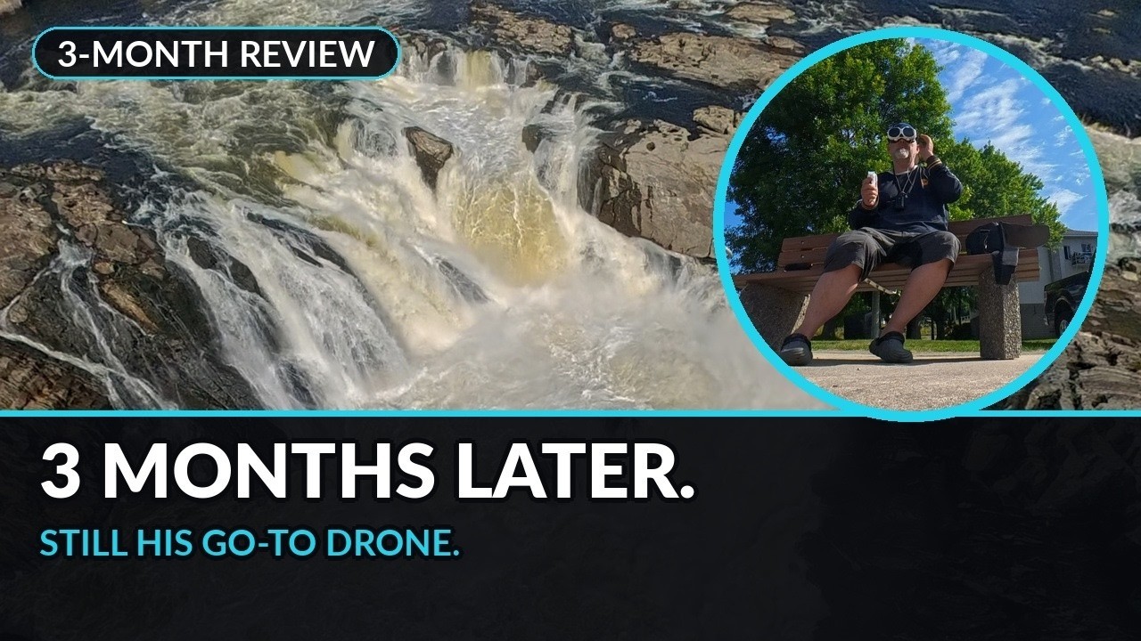 Antigravity A1 360 drone flying outdoors, tested over 3 months for honest review