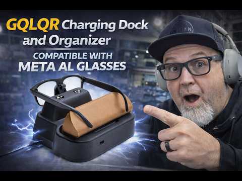 GQLQR Charging Dock and Organizer for Meta AI Glasses – Wort