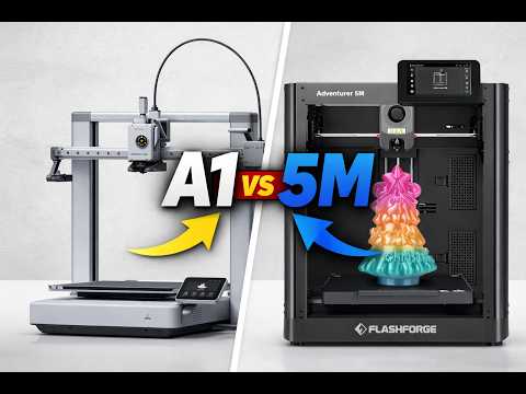 Bambu Lab A1 vs Flashforge Adventurer 5M – A Beginner’s Comp