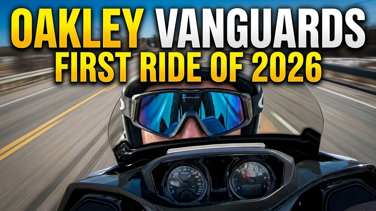 Oakley Meta Vanguard Smart Glasses – First Ride of 2026 Revi — Greg Toope motorcycle video