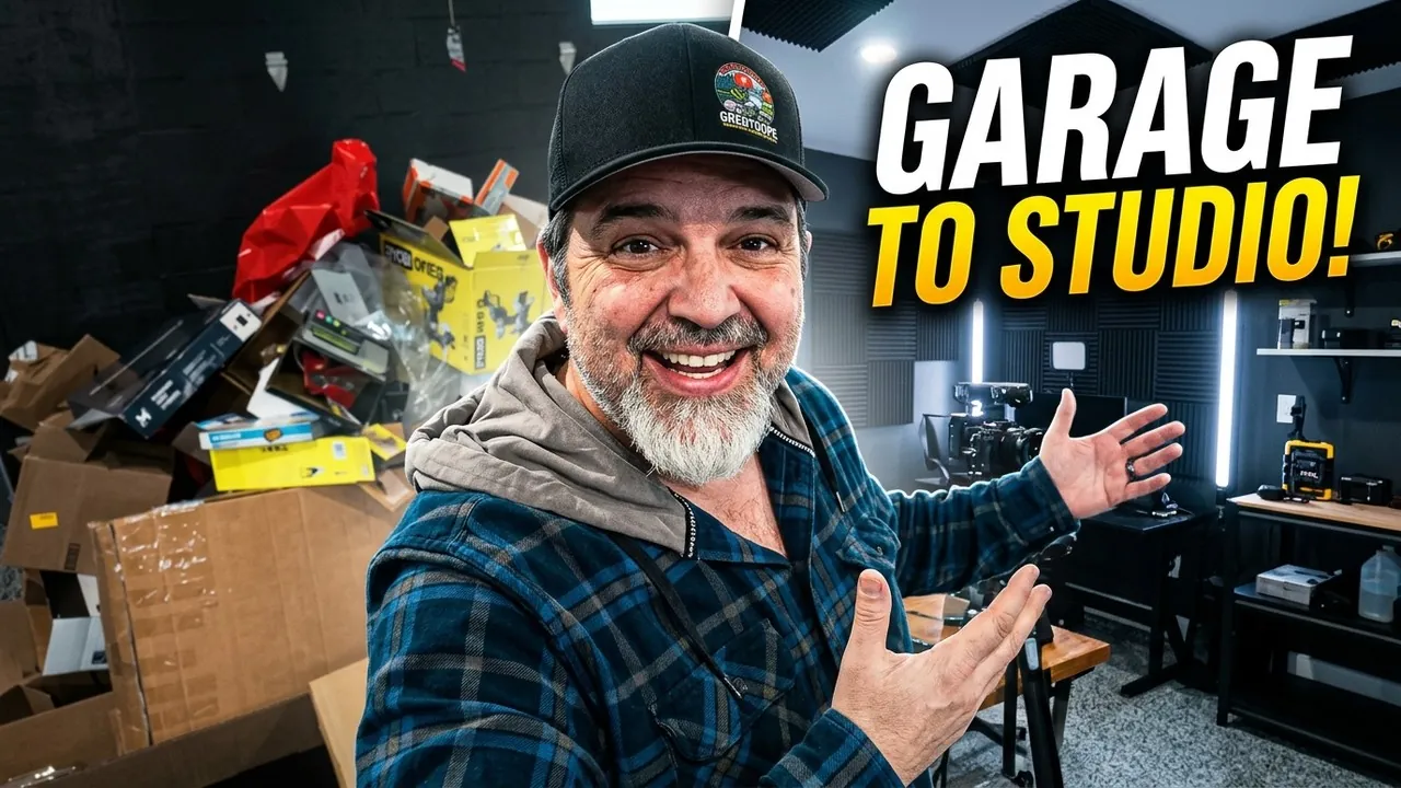 The Garage That Burned Down Is Now My YouTube Studio (Rebuil — Greg Toope motorcycle video