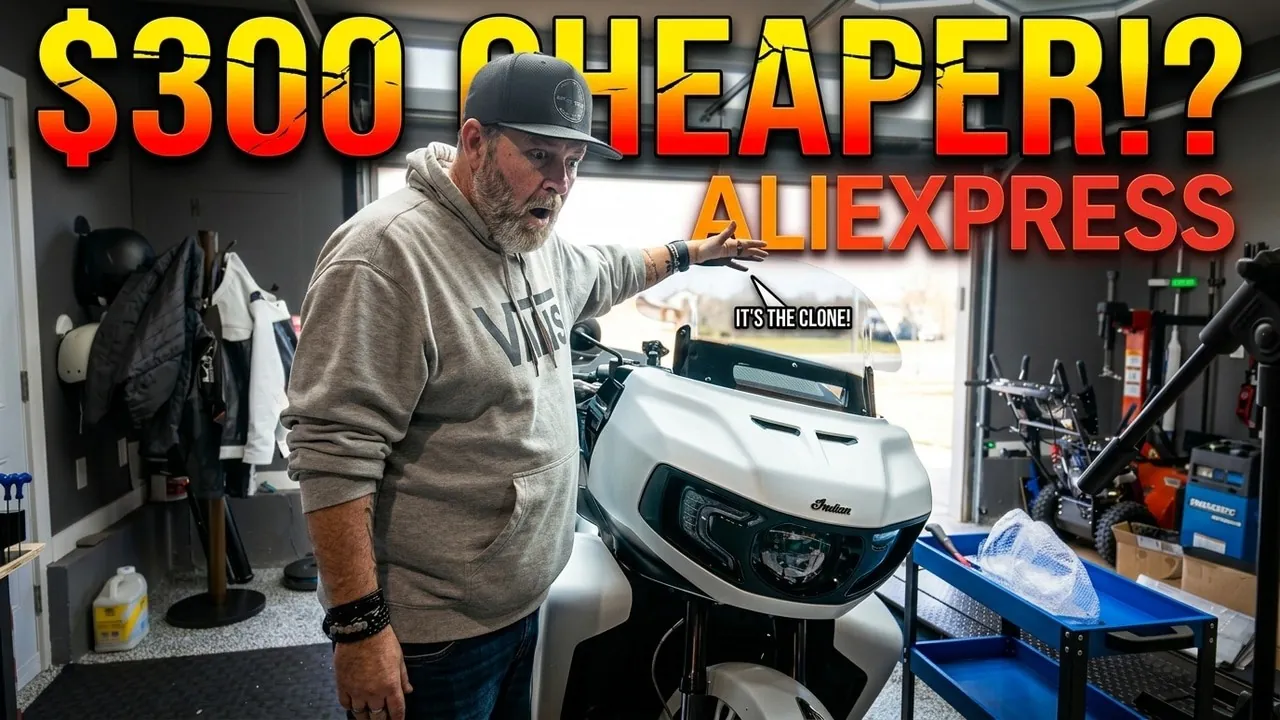 This Fake Klock Werks Windshield Cost $300 Less. Was It Wort — Greg Toope motorcycle video